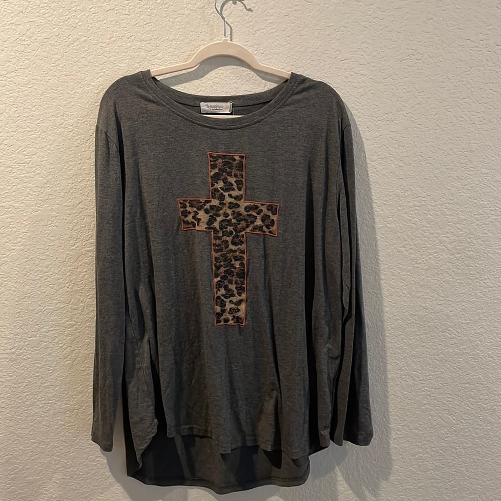 Wanderer Leopard Cross Top 2XL
